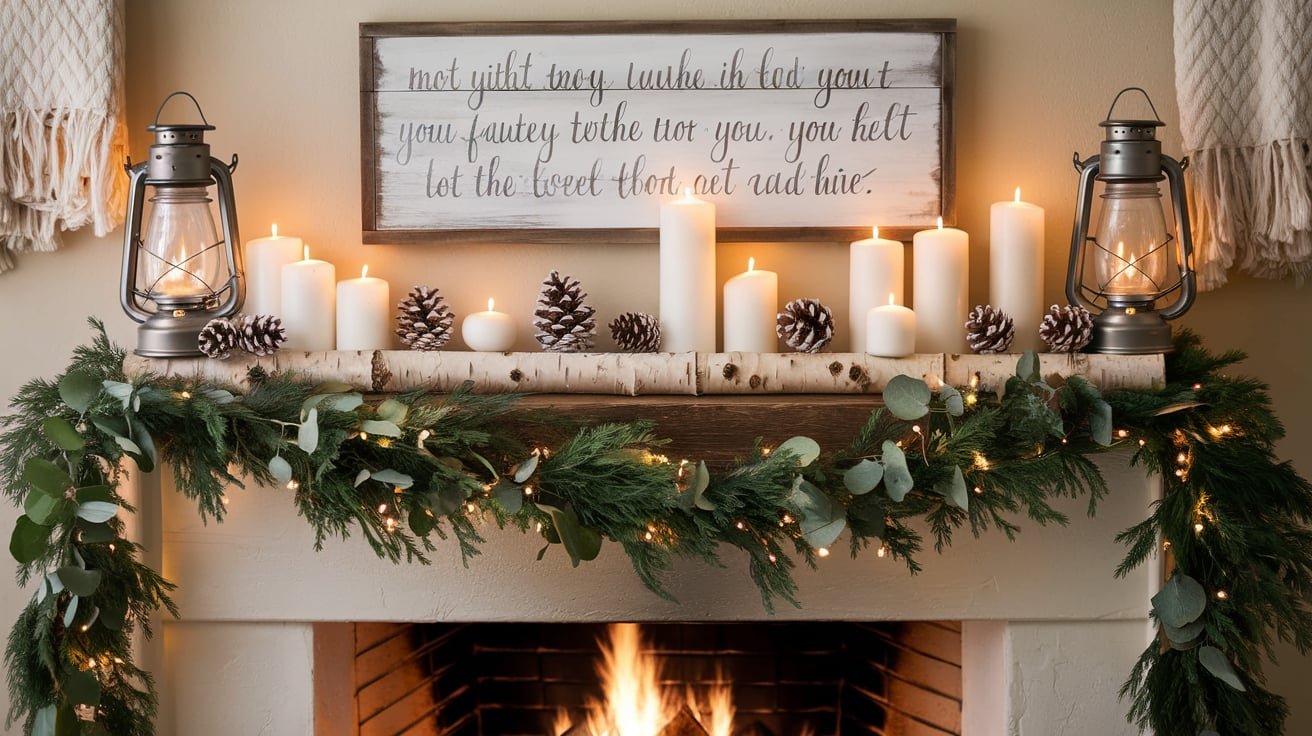 15 Winter Mantel Decor Ideas to Make Your Home Warm and Inviting