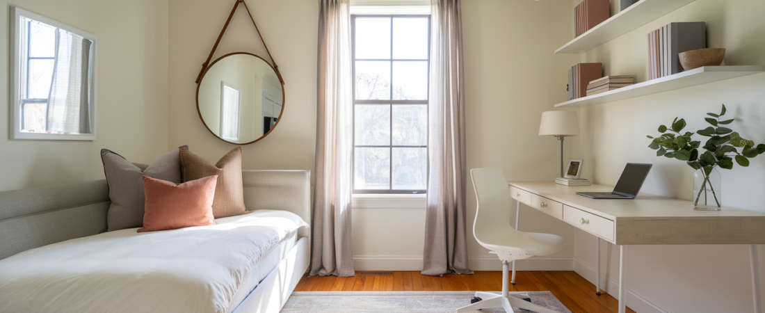 20 Smart and Stylish Ideas for Your Home Office and Guest Room Combo