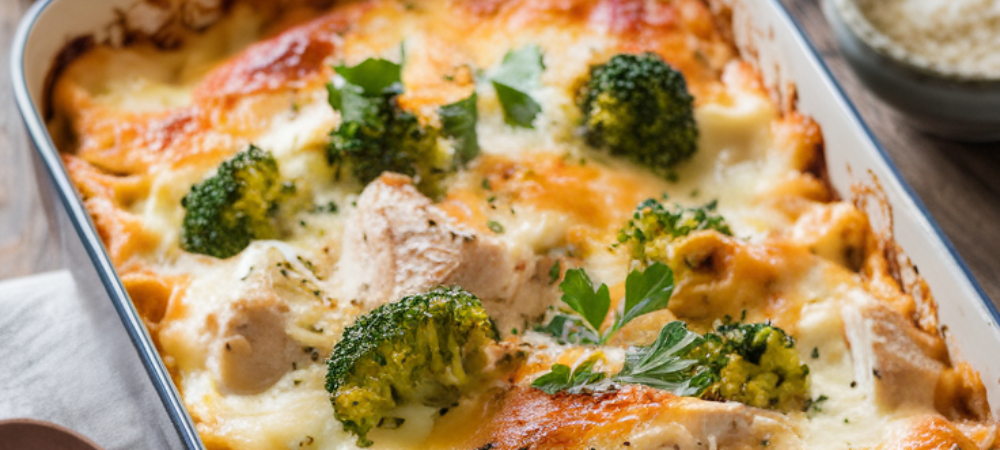 Keto Chicken Alfredo Casserole: A Comforting Low-Carb Delight