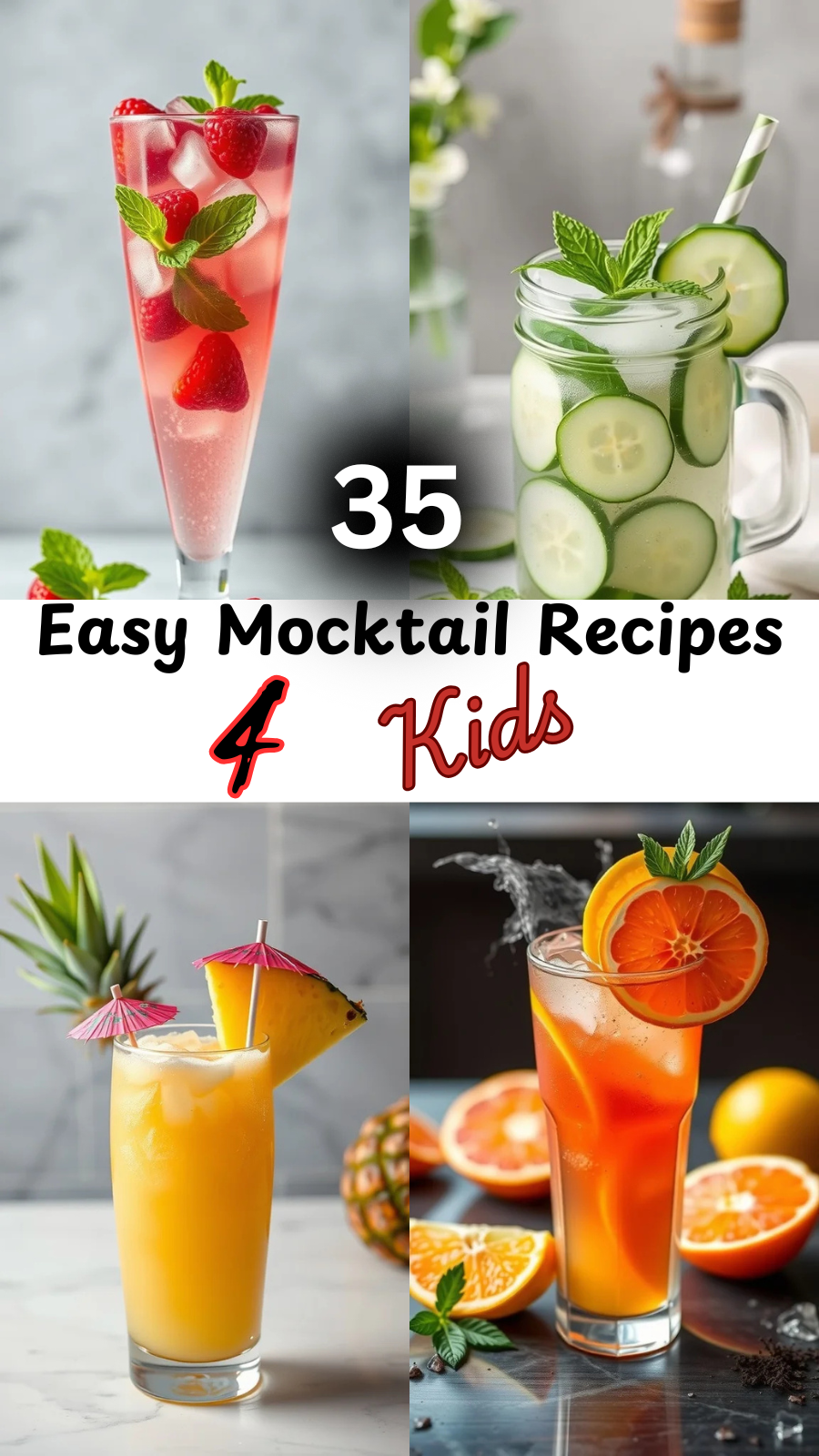 35 Fun and Easy Mocktail Recipes for Kids to Enjoy at Your Super Bowl Party