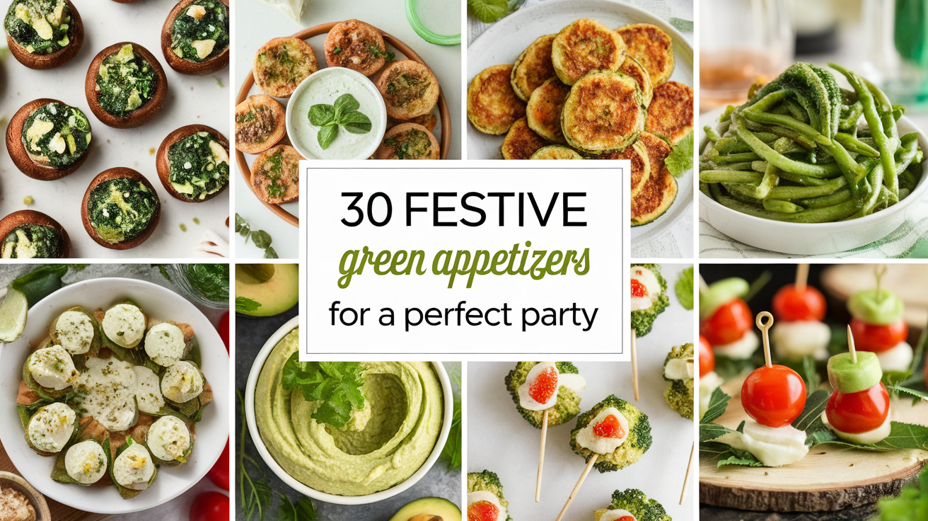 30 Festive Green Appetizers for a Perfect Party