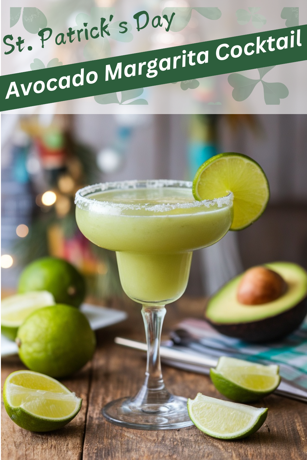 Refreshing Avocado Margarita Cocktail Recipe