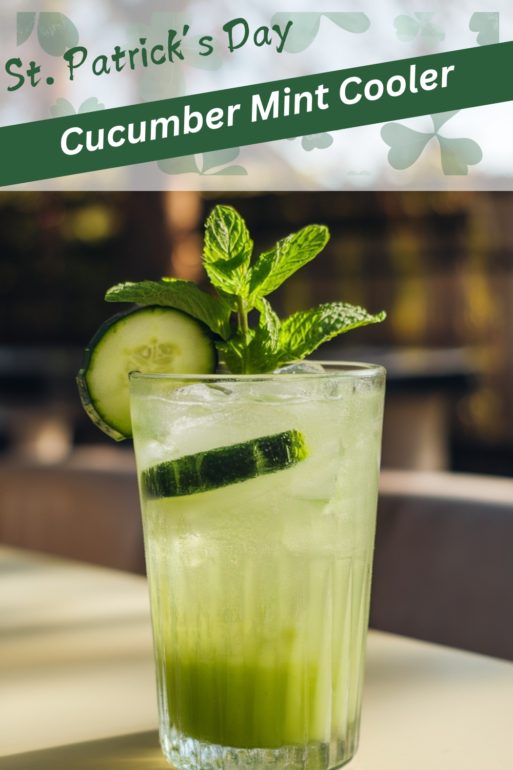 Crisp Cucumber Mint Vodka Cocktail Cooler Recipe