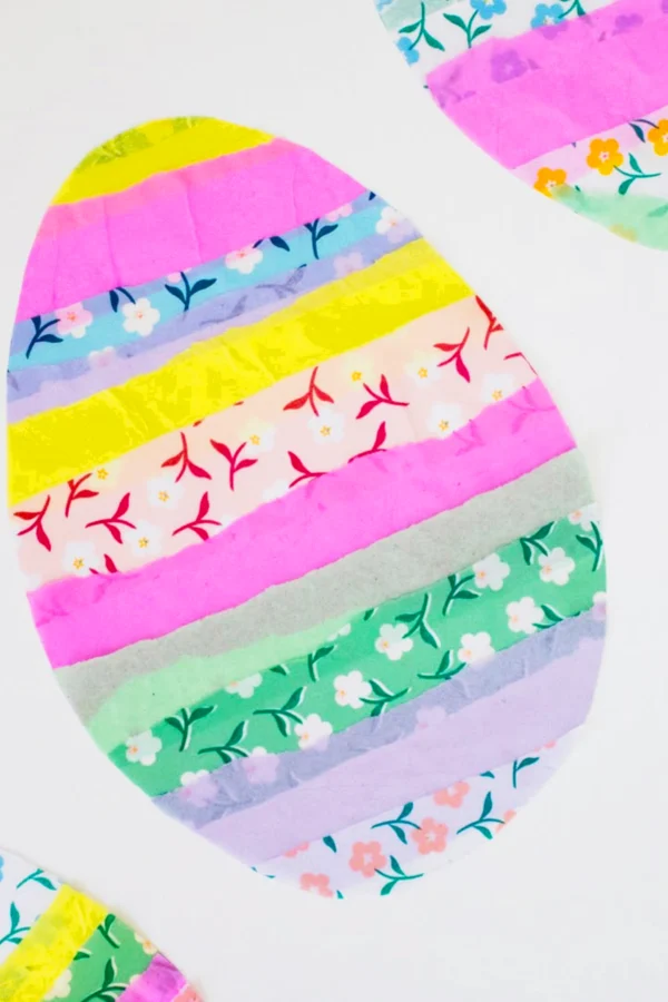 Easter Egg Tissue Paper Close Up - Instagram Attribution: @inspiremyplay