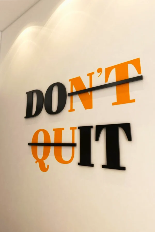 Home Office Motivational Quote