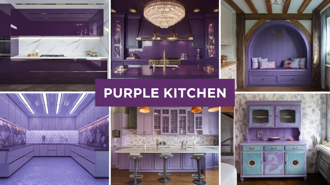 Purple Kitchens: Vibrant, Classy, and Oh-So-Stylish