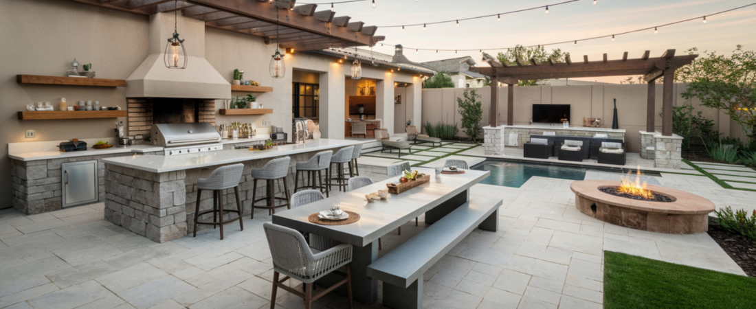 25+ Outdoor Kitchen Ideas & Backyard BBQ Setups That Will Make You Want to Fire Up the Grill