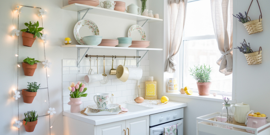 Spring Kitchen Decor for a Small Kitchen: Fresh, Bright & Functional Ideas