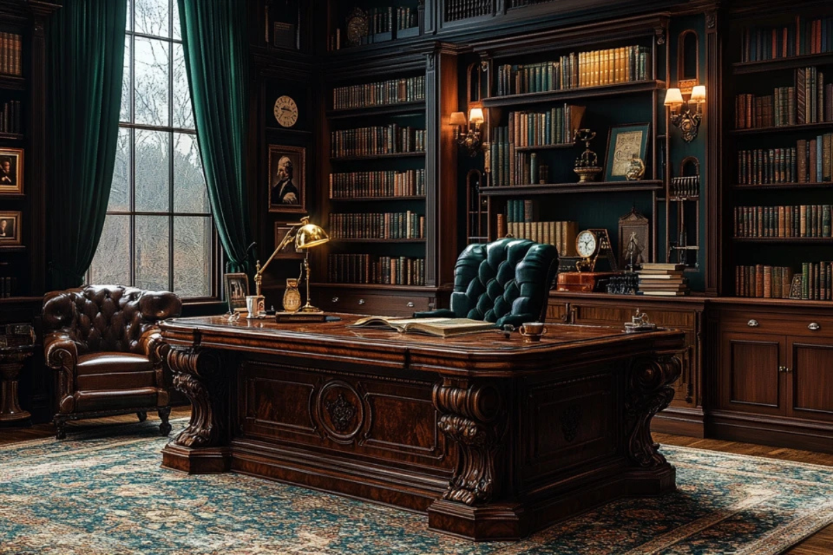 18 Stunning Vintage Home Office Setups with Dark Academia & Cozy Farmhouse Vibes