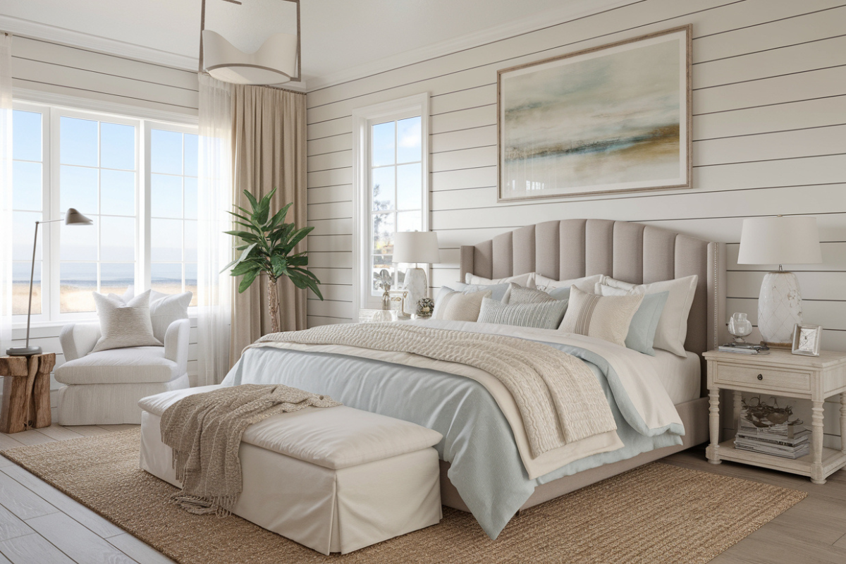 26 Coastal Chic Bedroom Ideas for When You Want Coastal Vibes Without the Seagulls