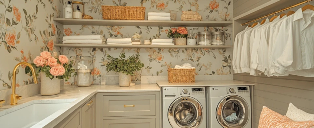 42 Ways to Design an Elegant Laundry Room With Stunning Storage Solutions