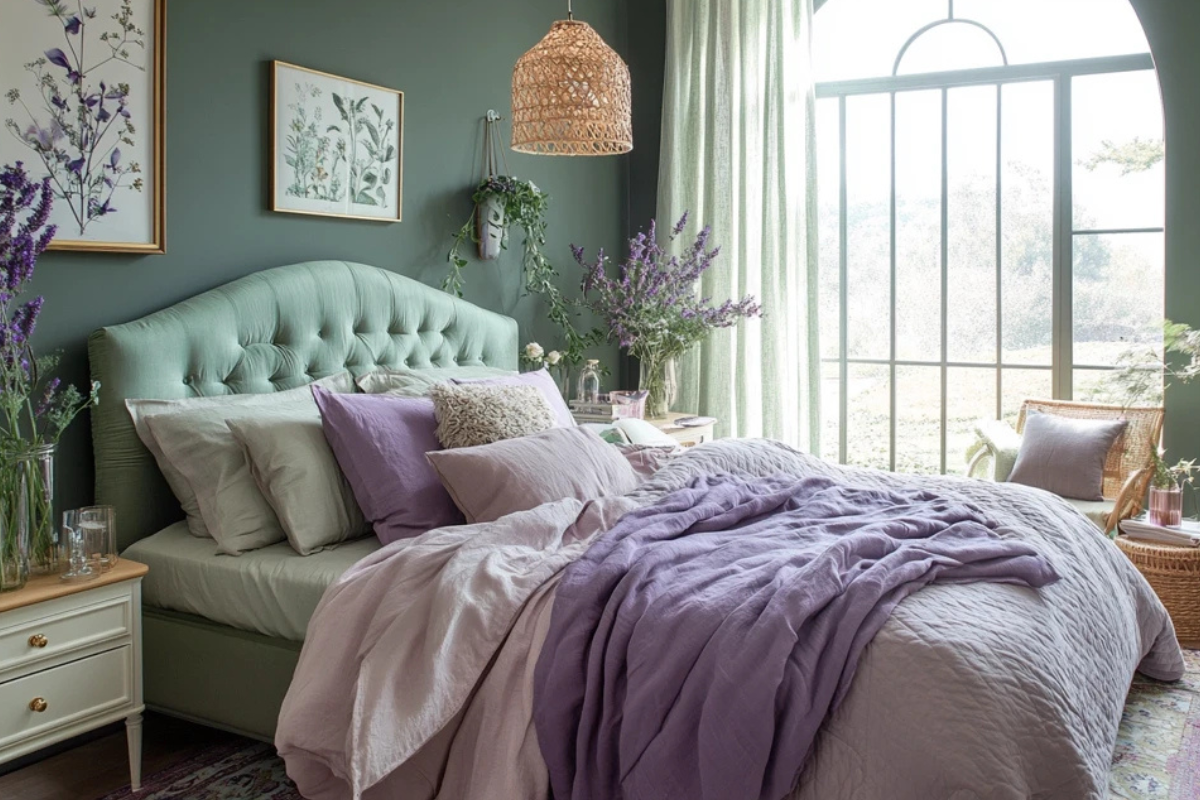 25 Lavender and Green Bedroom Ideas That Prove Sage and Lavender Are the Power Couple of Home Decor