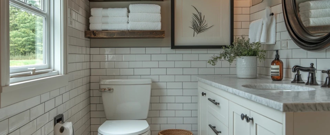 10 Genius Over-the-Toilet Storage Ideas for Small Bathroom Organization