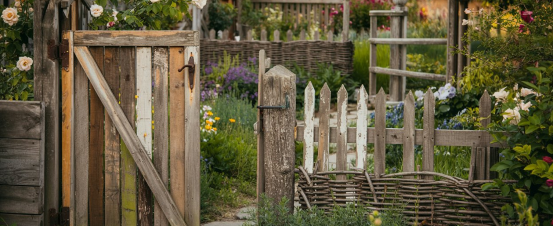Creative Fence Ideas That Make Your Rustic Garden Fence Look Almost On Purpose