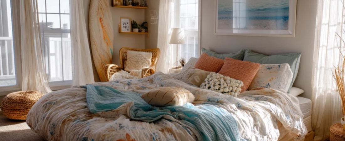 Summer Bedroom Styling with No Supervision