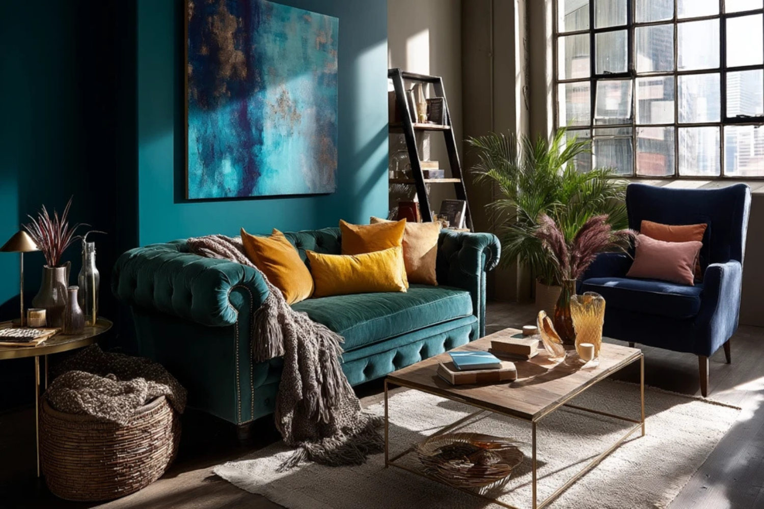 Living Room Color Combination Chaos Featuring the Teal Living Room You Were Warned About