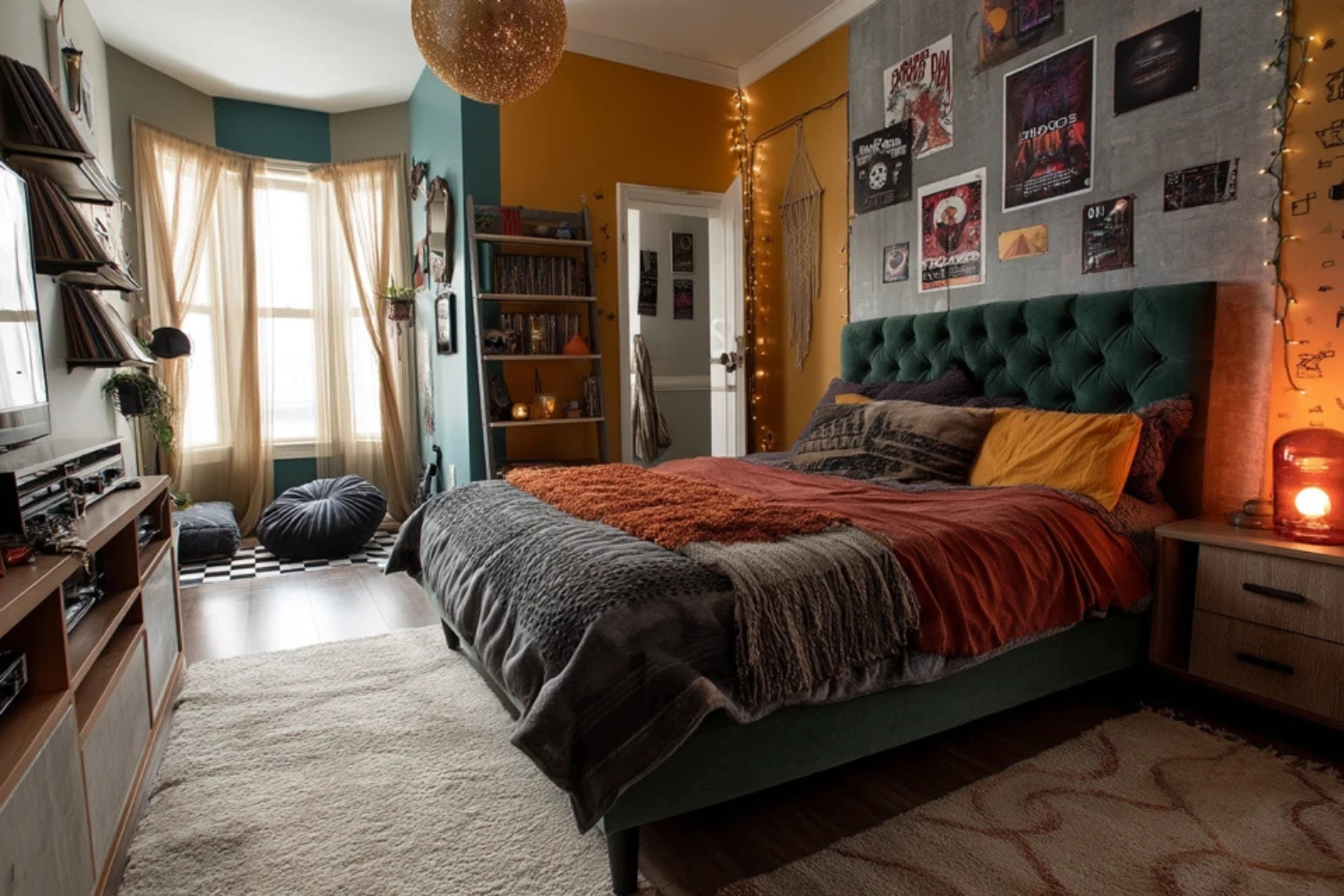 Retro Bedroom Chaos That Somehow Counts as Aesthetic