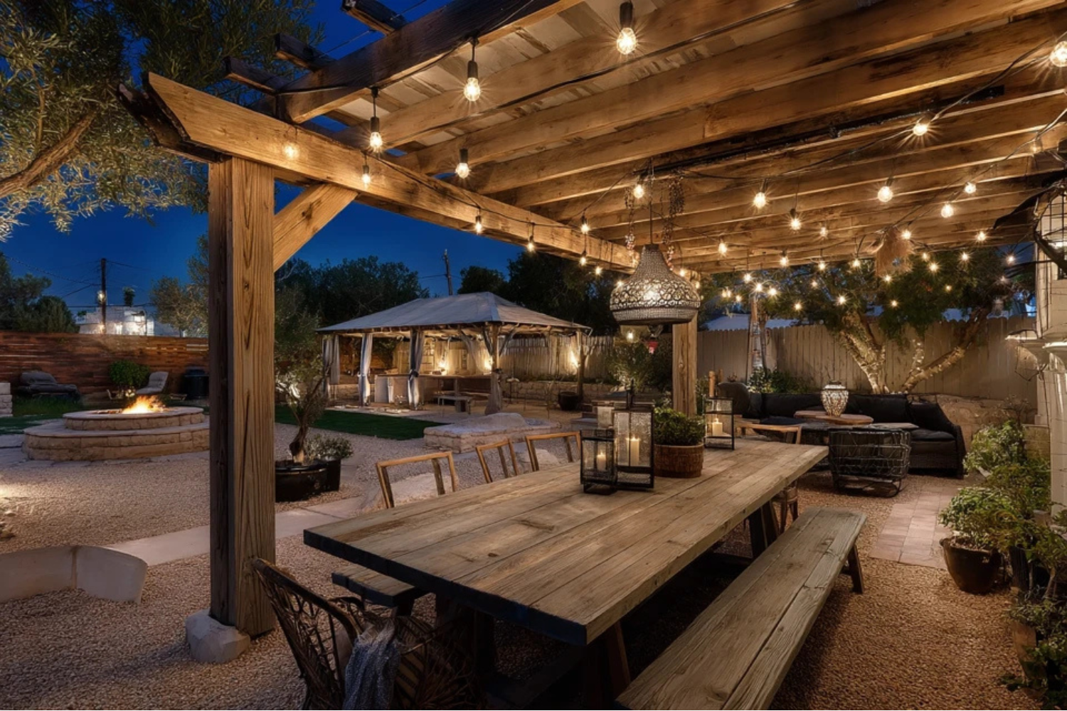 Pergola Lighting Ideas Loud Enough to Outshine Your Driveway